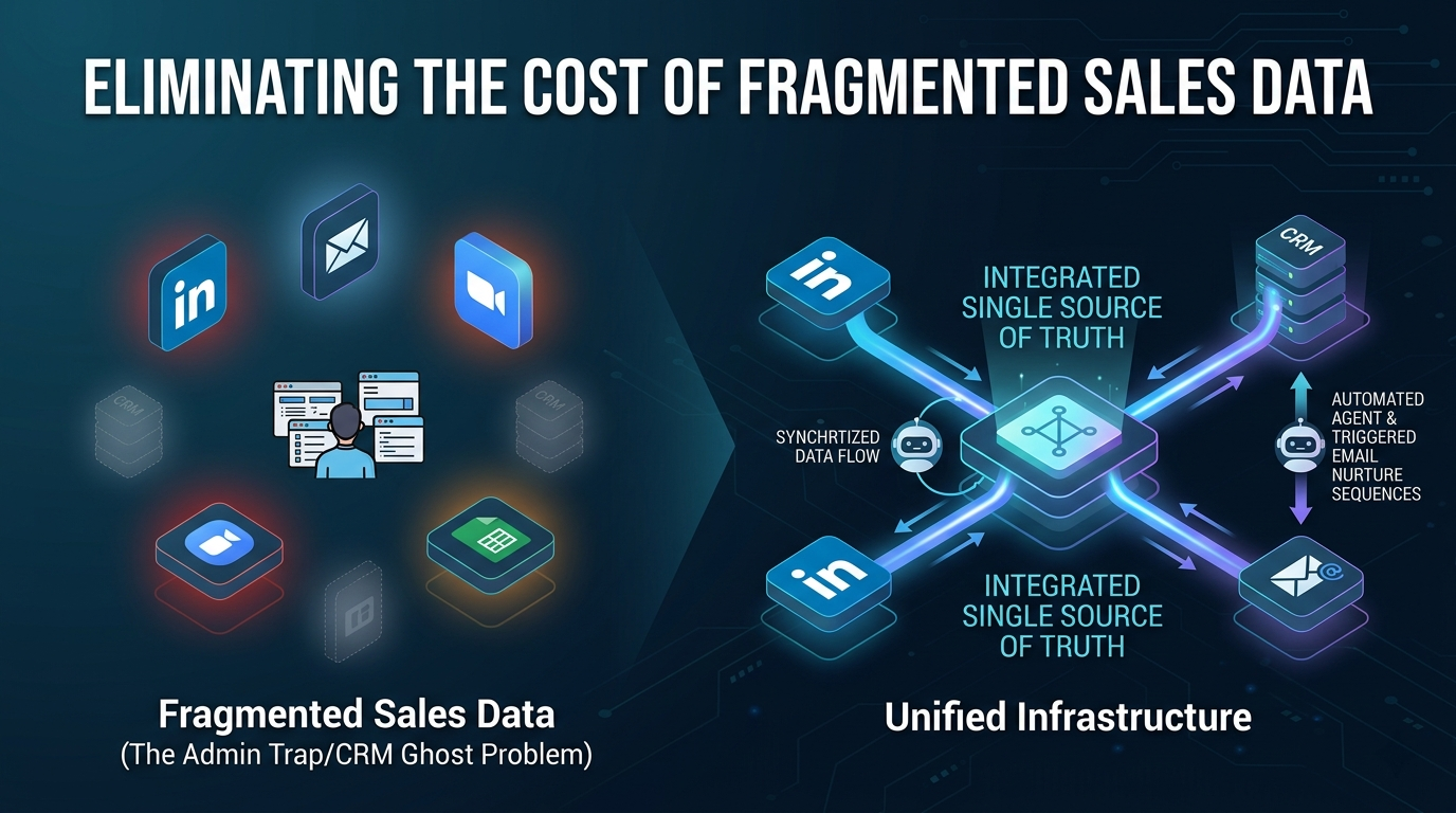 A modern concept of interconnected digital nodes and data streaming between systems